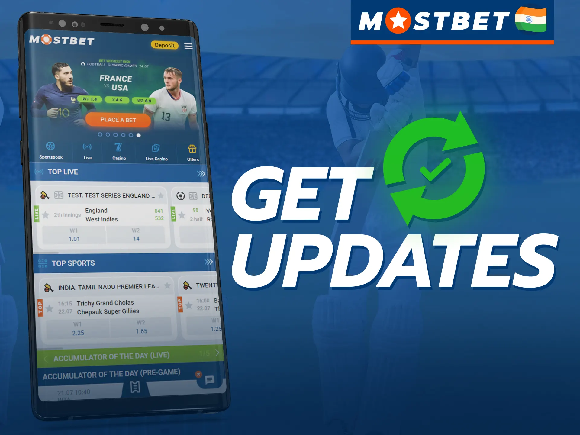 You can always update your Mostbet mobile app by following these steps.