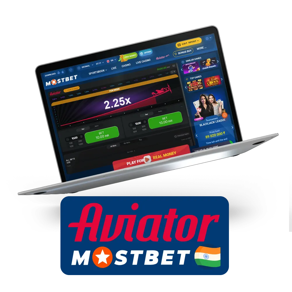 Play Aviator at Mostbet and get big winnings.