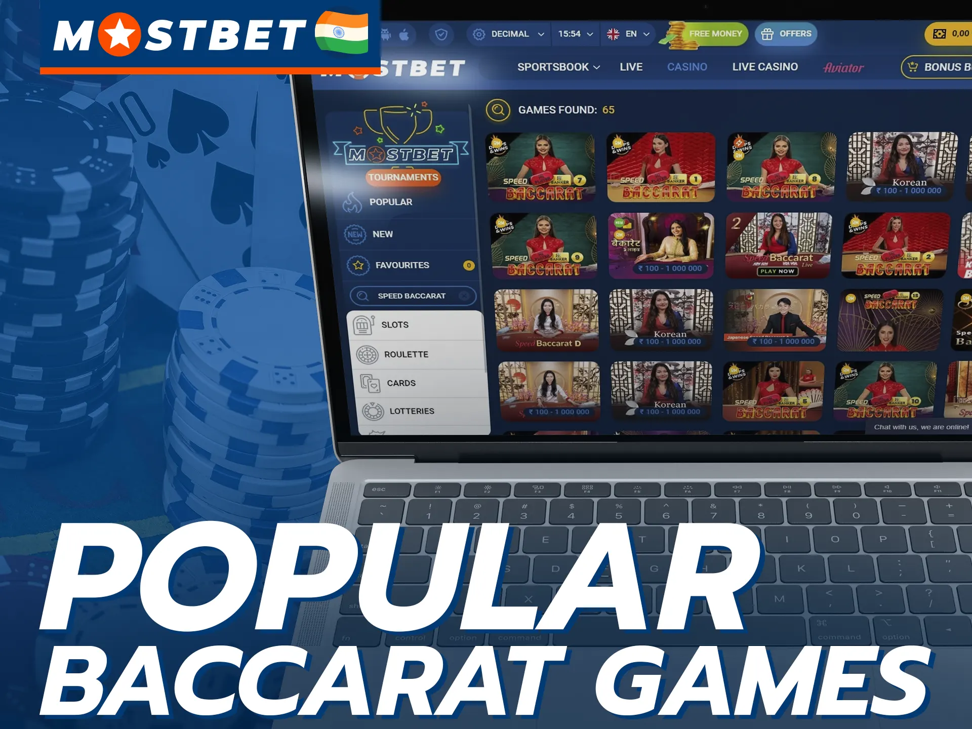 These baccarat games are popular at Mostbet.