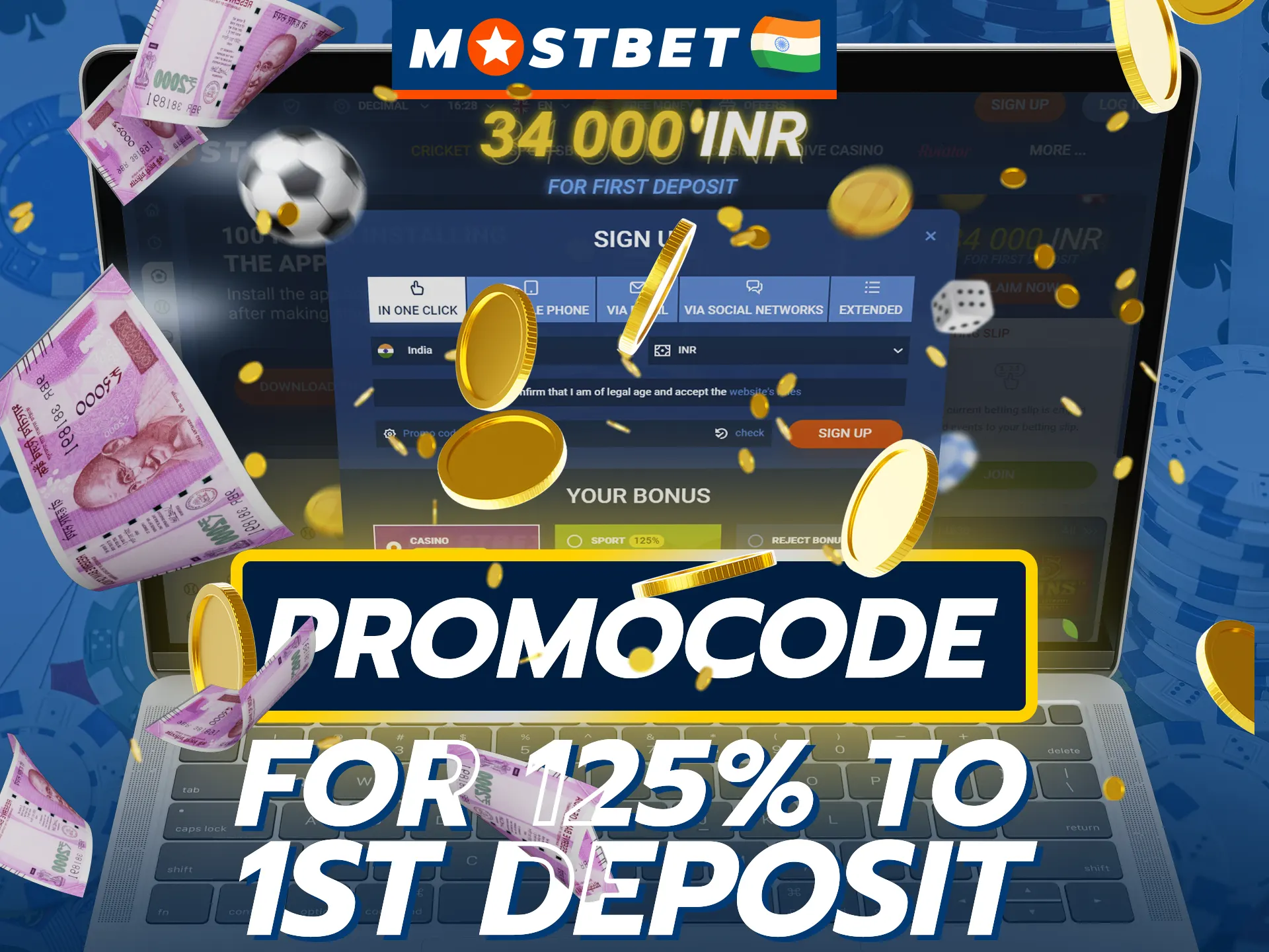 At Mostbet you can get a welcome bonus that will help you play baccarat profitably.