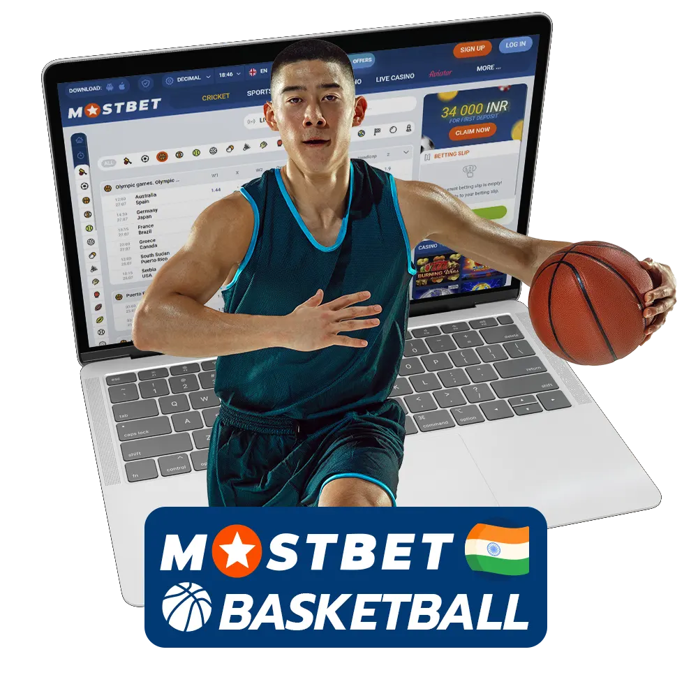 Mostbet offers a large selection of basketball events with excellent betting odds.