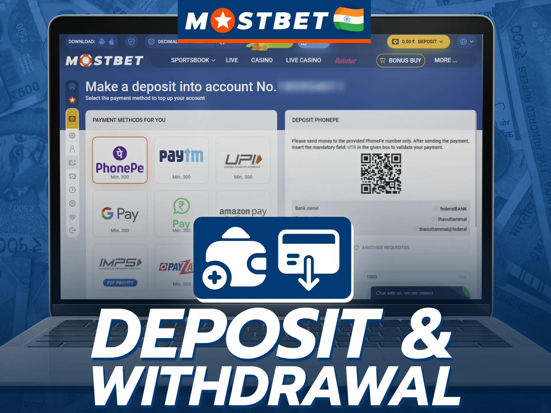 Before you place your basketball bets, select your preferred payment method at Mostbet.