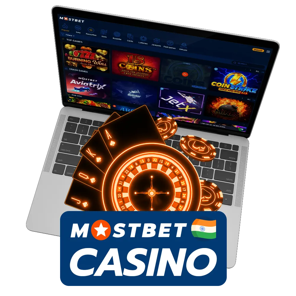 You can play the most profitable casino games in India at Mostbet.