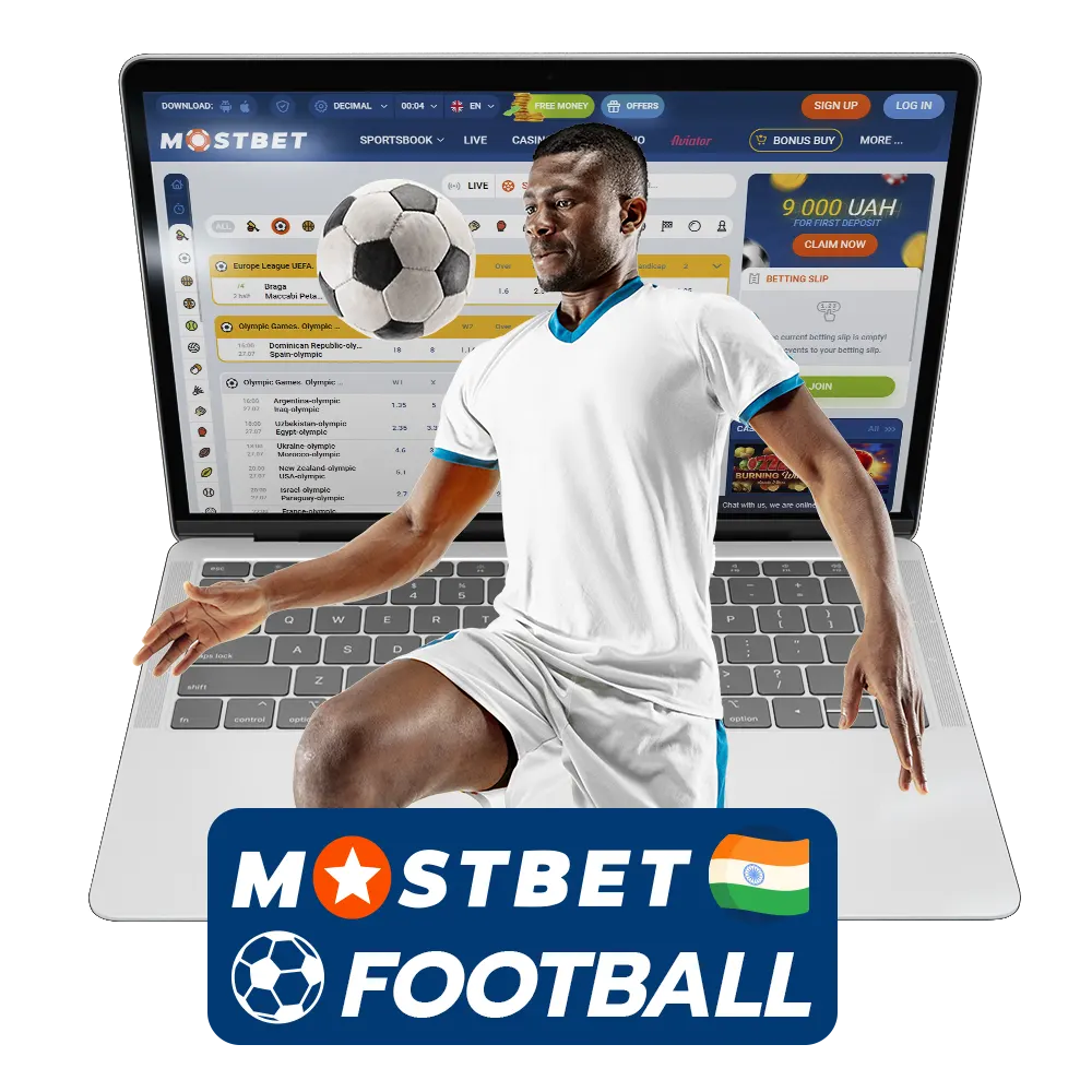 Mostbet offers football events around the world that you can bet on.