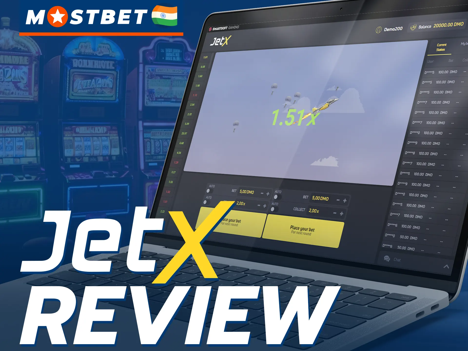 Here is the basic and important information about the JetX game on Mostbet.