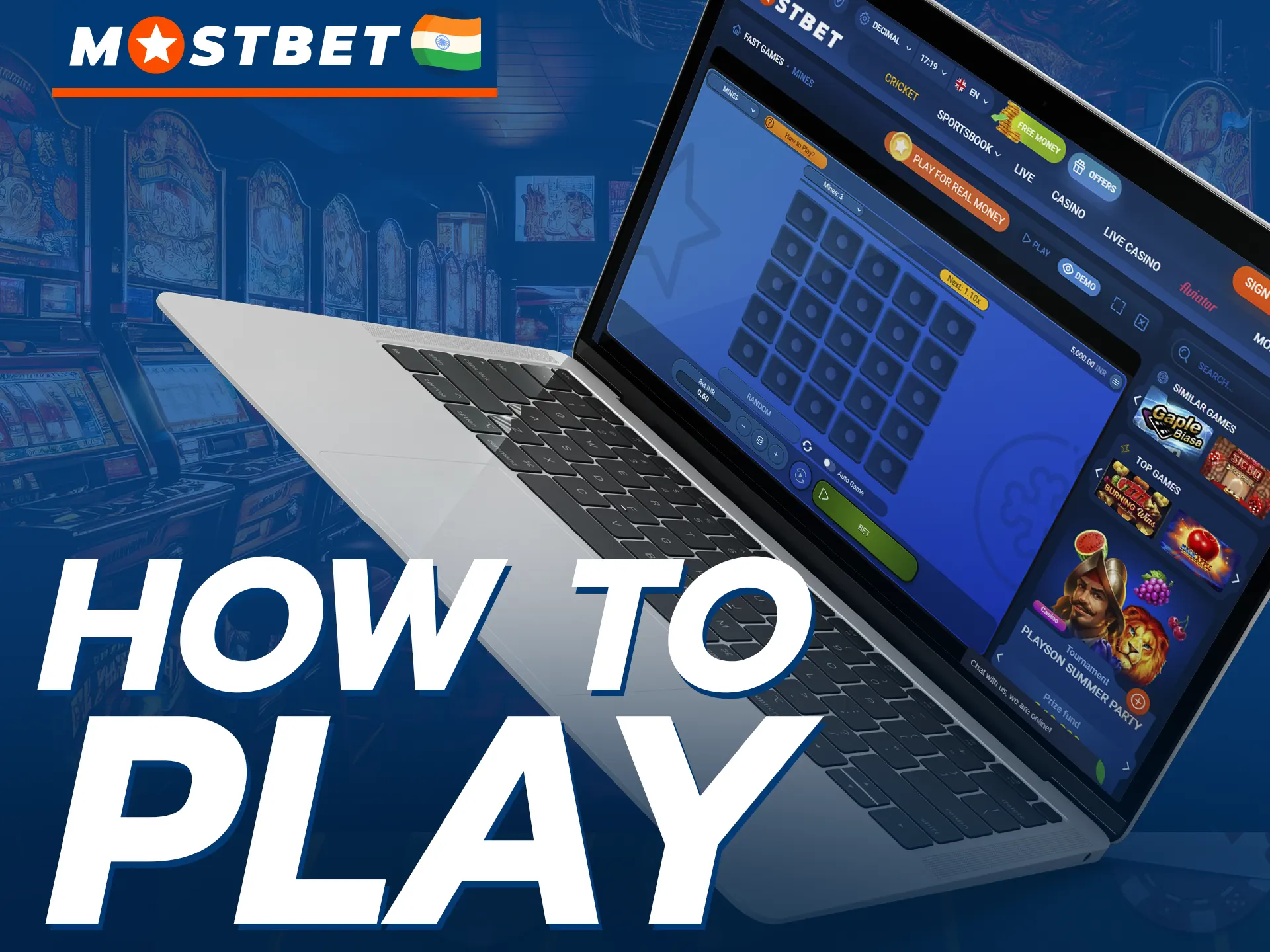 Find out how to play Mines at Mostbet.