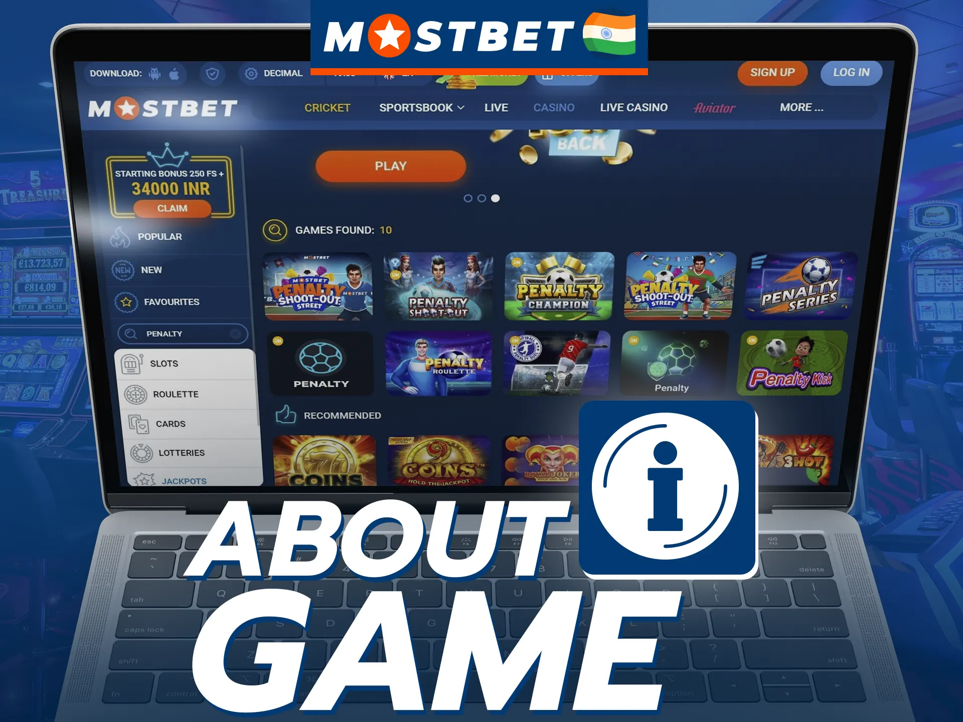 Find out more about the Penalty Game on the Mostbet.