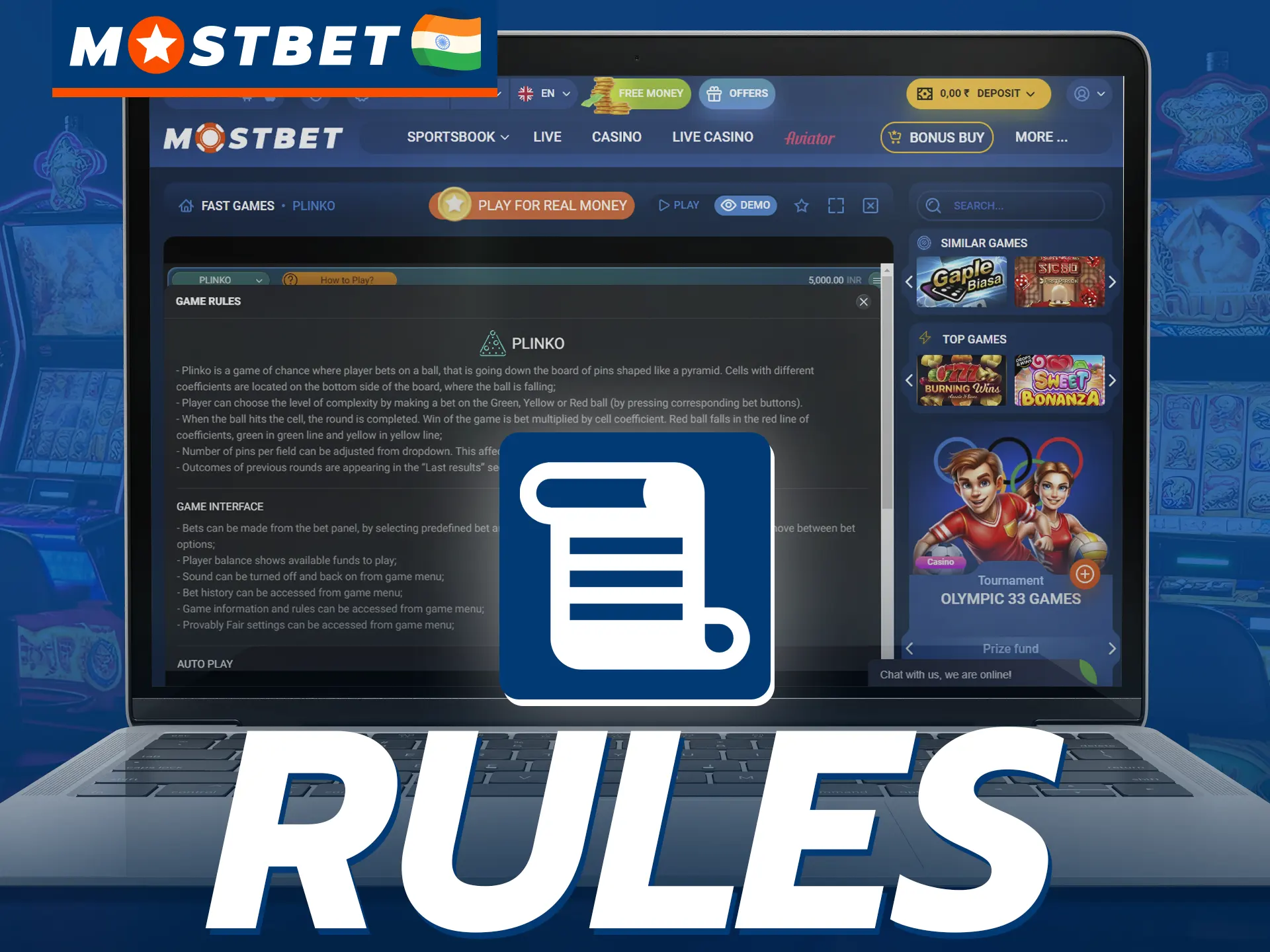 Before you start playing Plinko on Mostbet for real money, study the rules of the game.