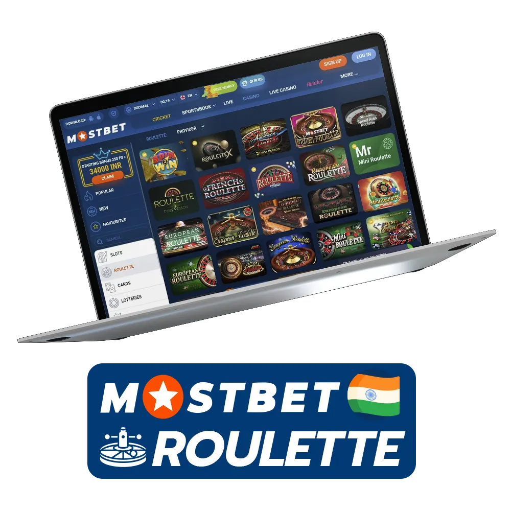 Play roulette at Mostbet and win big.