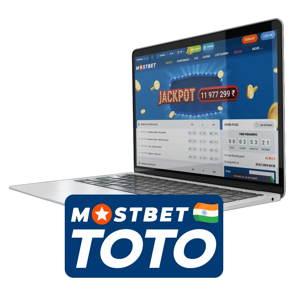 Take part in various live betting games on Toto at Mostbet.