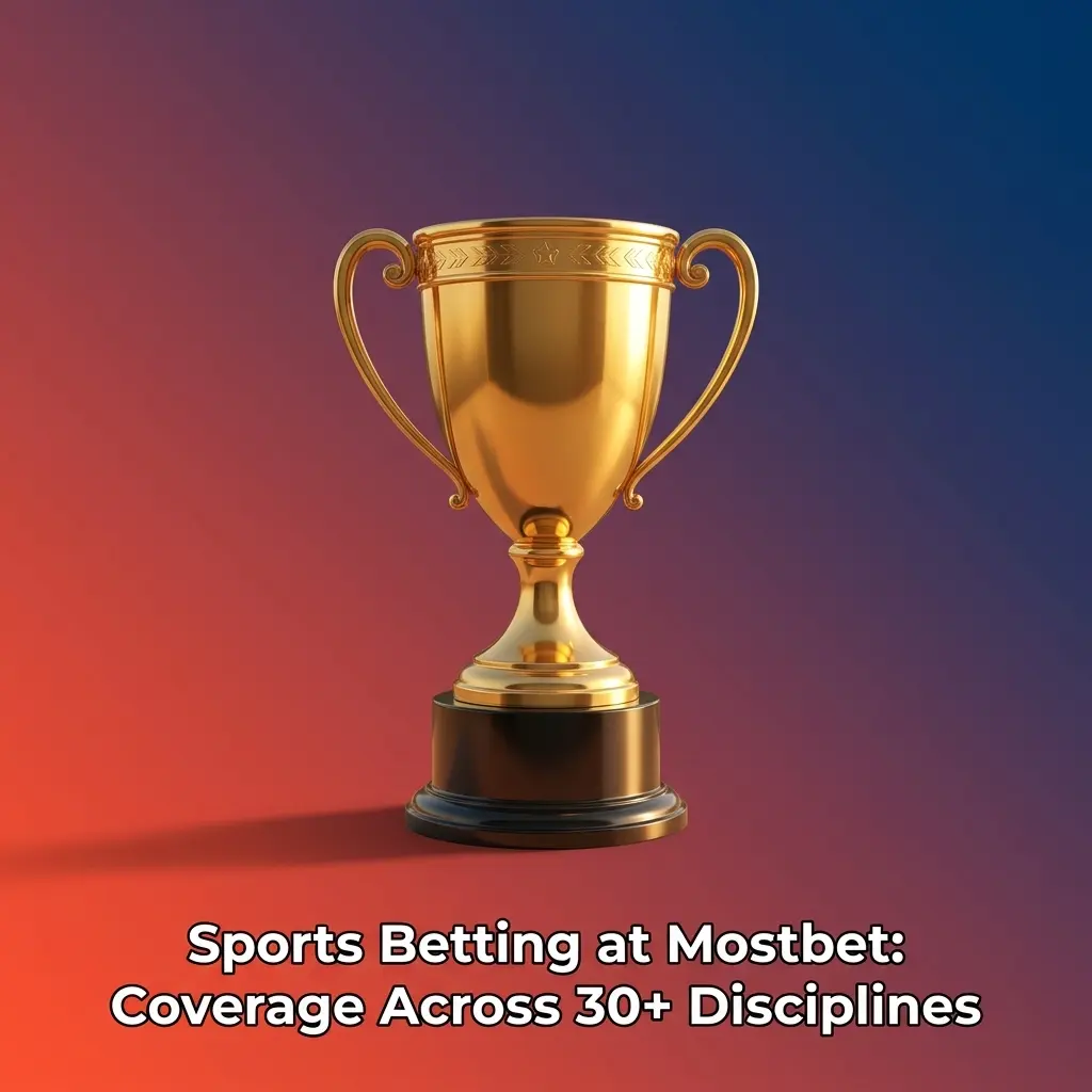 Mostbet sports betting platform covering 30+ disciplines including cricket, football, kabaddi and esports for Indian players